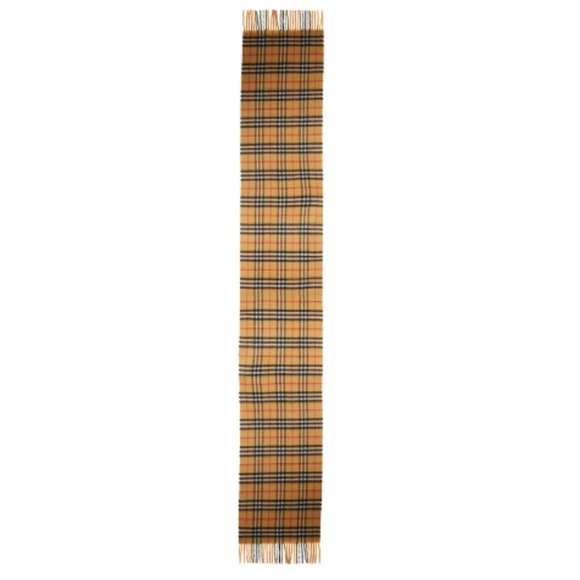 Burberry Vintage Check Brushed-Cashmere Scarf - Picture 12 of 14
